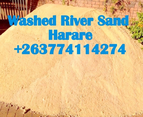 Washed River Sand Harare | 0774114274